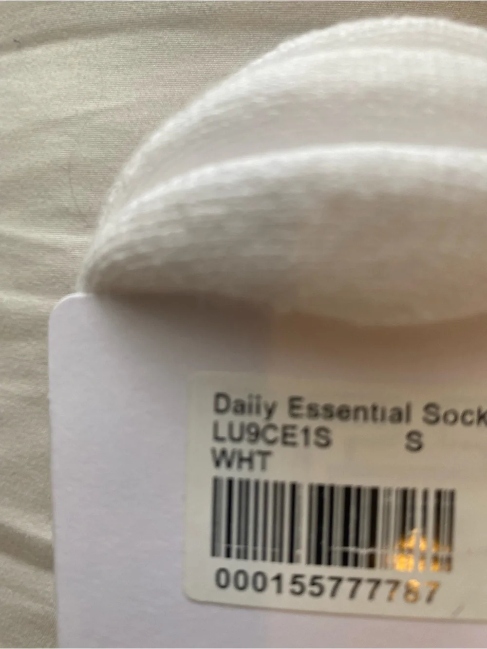 lululemon athletica White Unisex Daily Essential Tab Socks 3 Pack